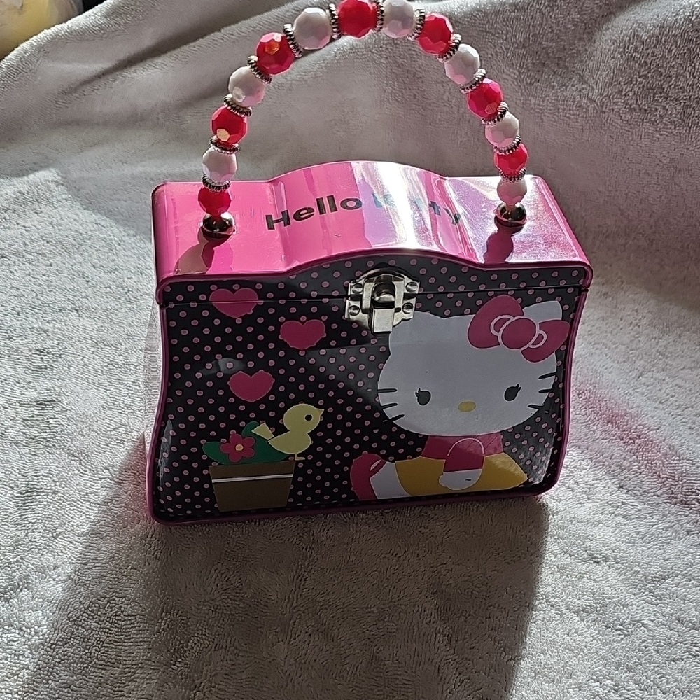 Hello Kitty Pink and Black Clutch